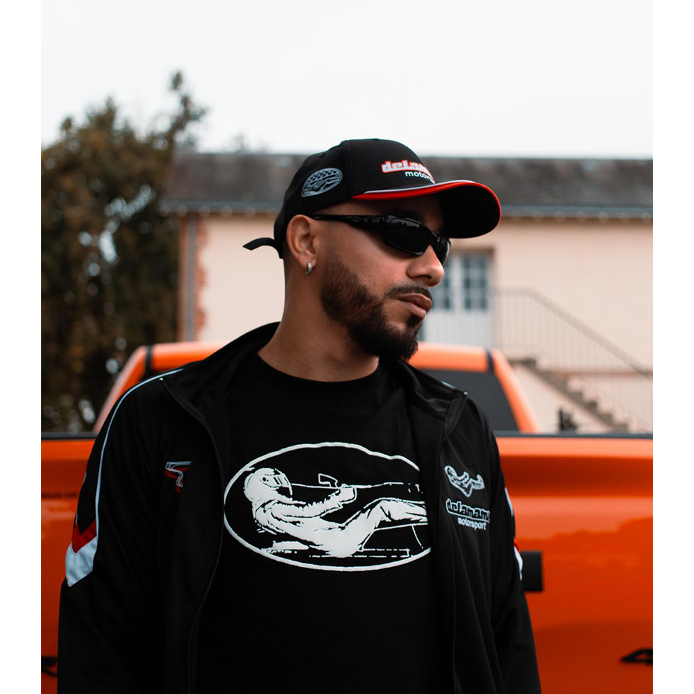 T-SHIRT NOIR DELAMAMA MOTORSPORT 2025