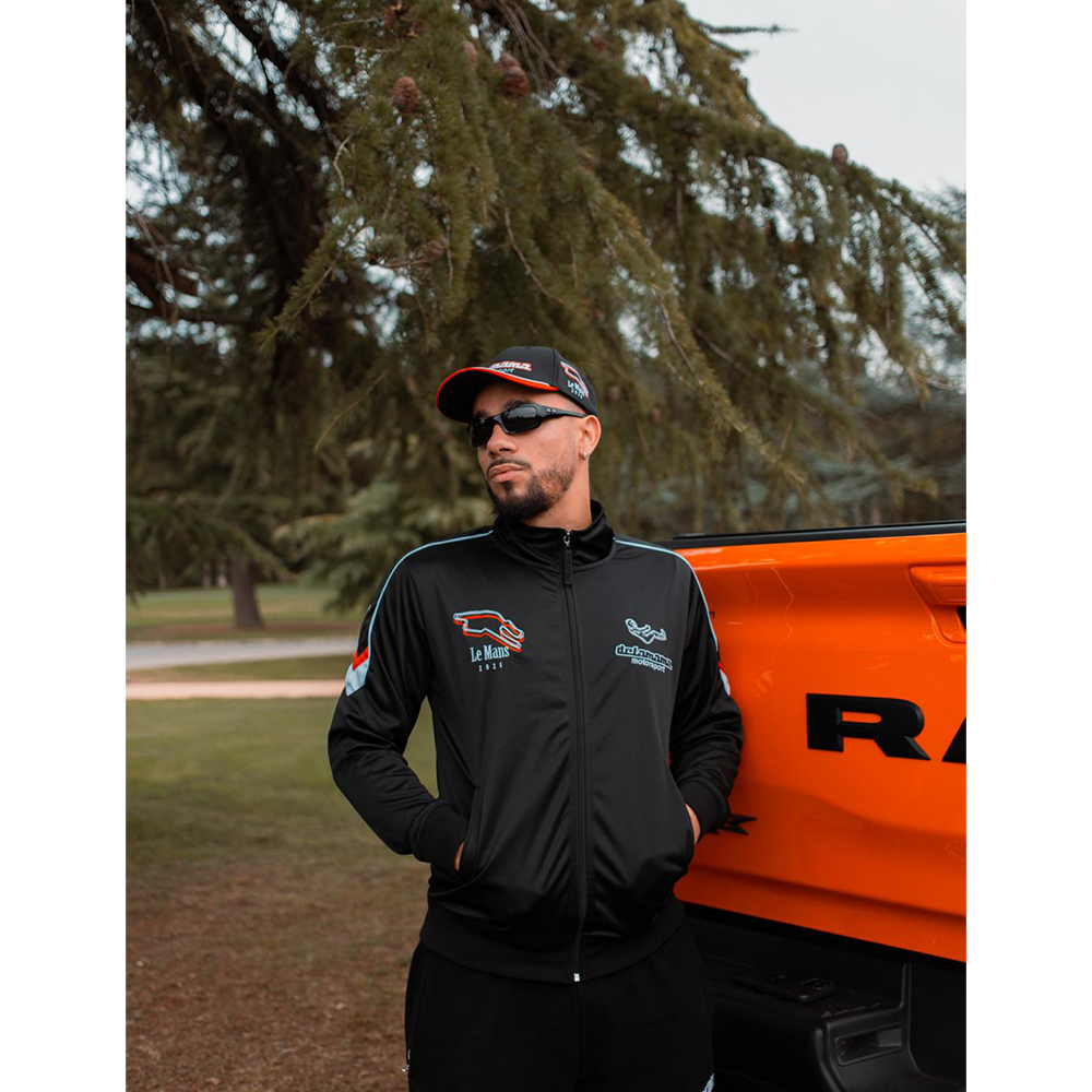 VESTE ZIPPÉE NOIRE DELAMAMA MOTORSPORT 2025
